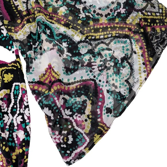 Style & Co. Colorful Paisley Tunic Dress with Bell Sleeves Size XL - Picture 4 of 5